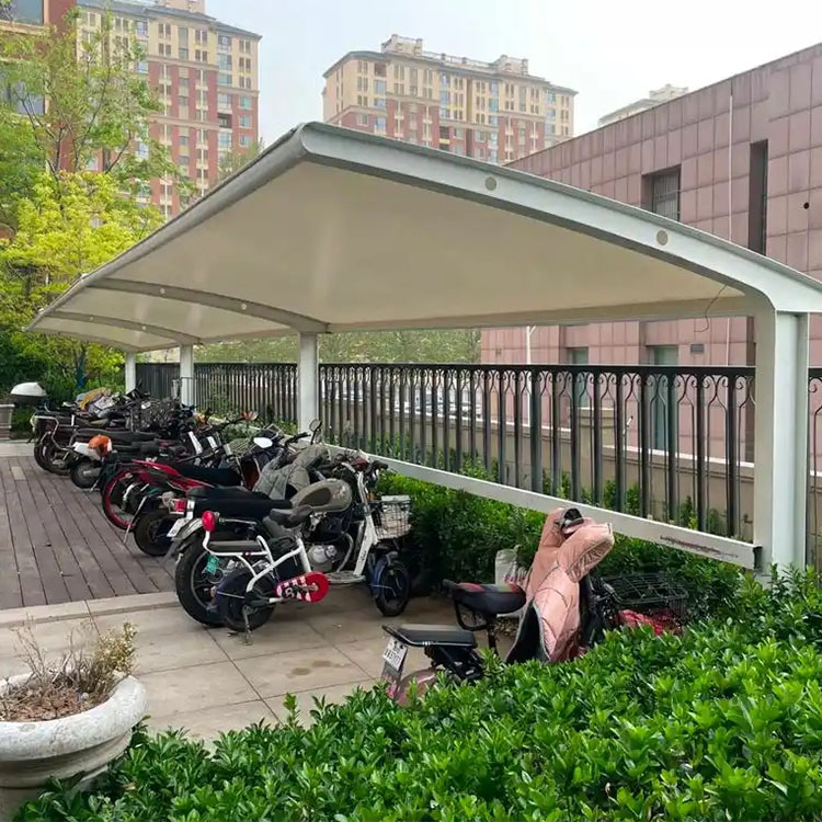 南宫市膜结构电动车棚